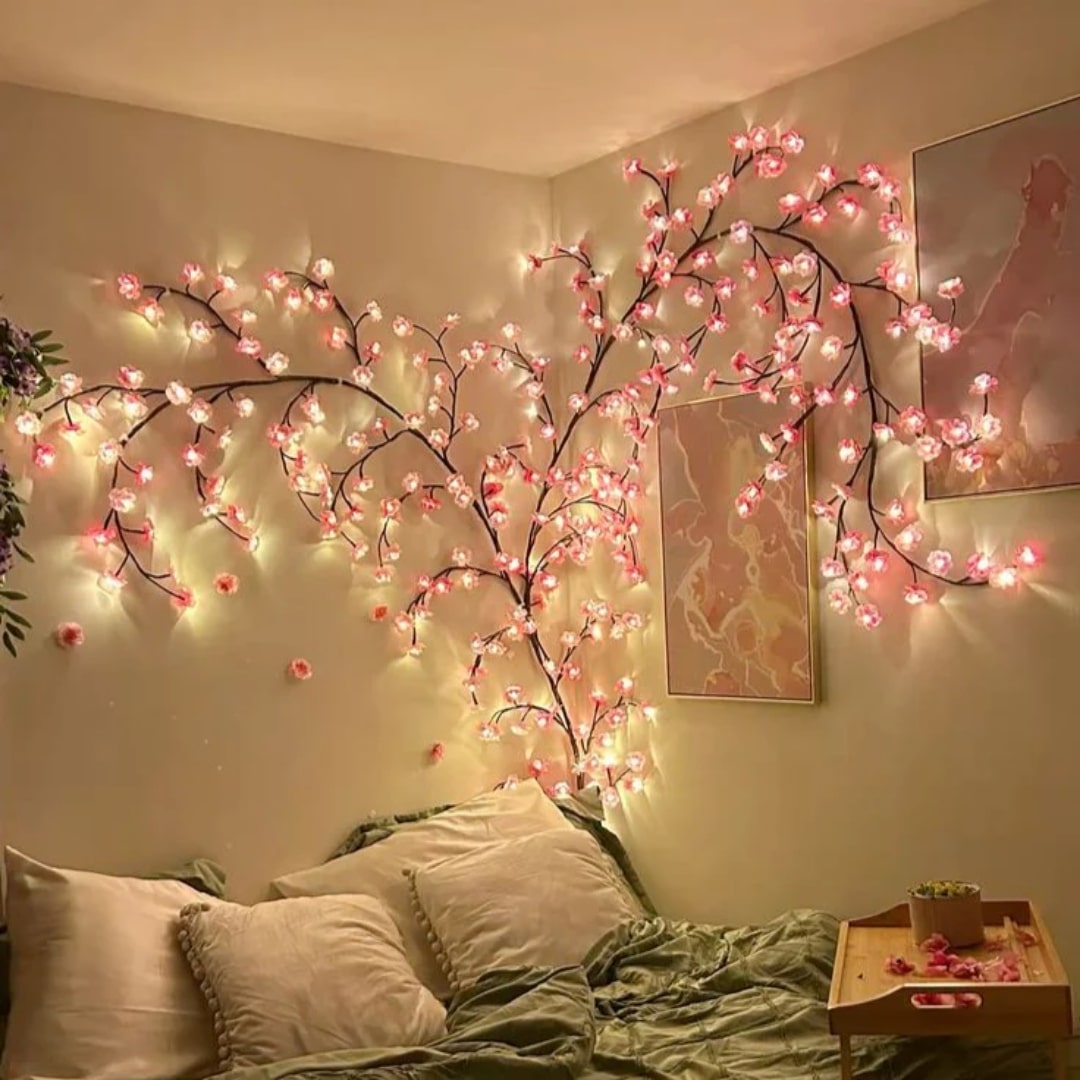 LED Herbstdeko | Herbstblumendeko | Deko Lichterkette | LichtBlüte
