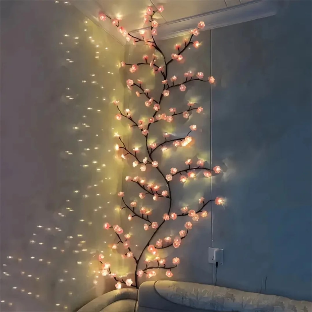 LED Herbstdeko | Herbstblumendeko | Deko Lichterkette | LichtBlüte
