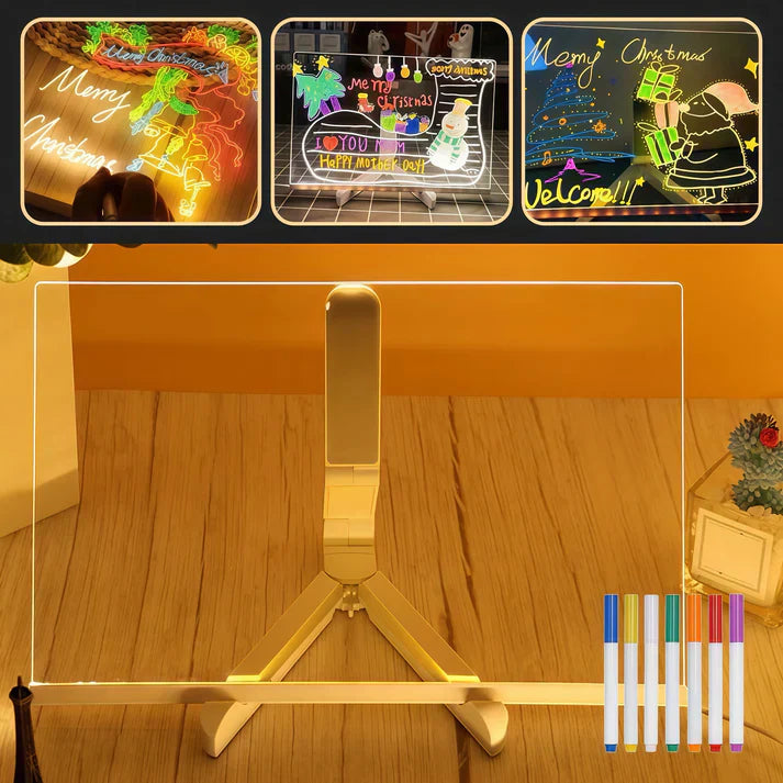 Kinderspielzeug | LED Schreibtafel & Zeichenbrett | IllumiSchreib