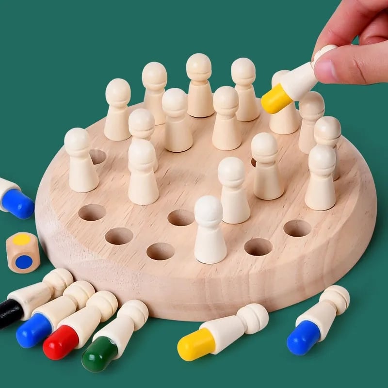 LernFreund | Gedächtnistraining Holzspiel für Kinder ab 3 Jahren