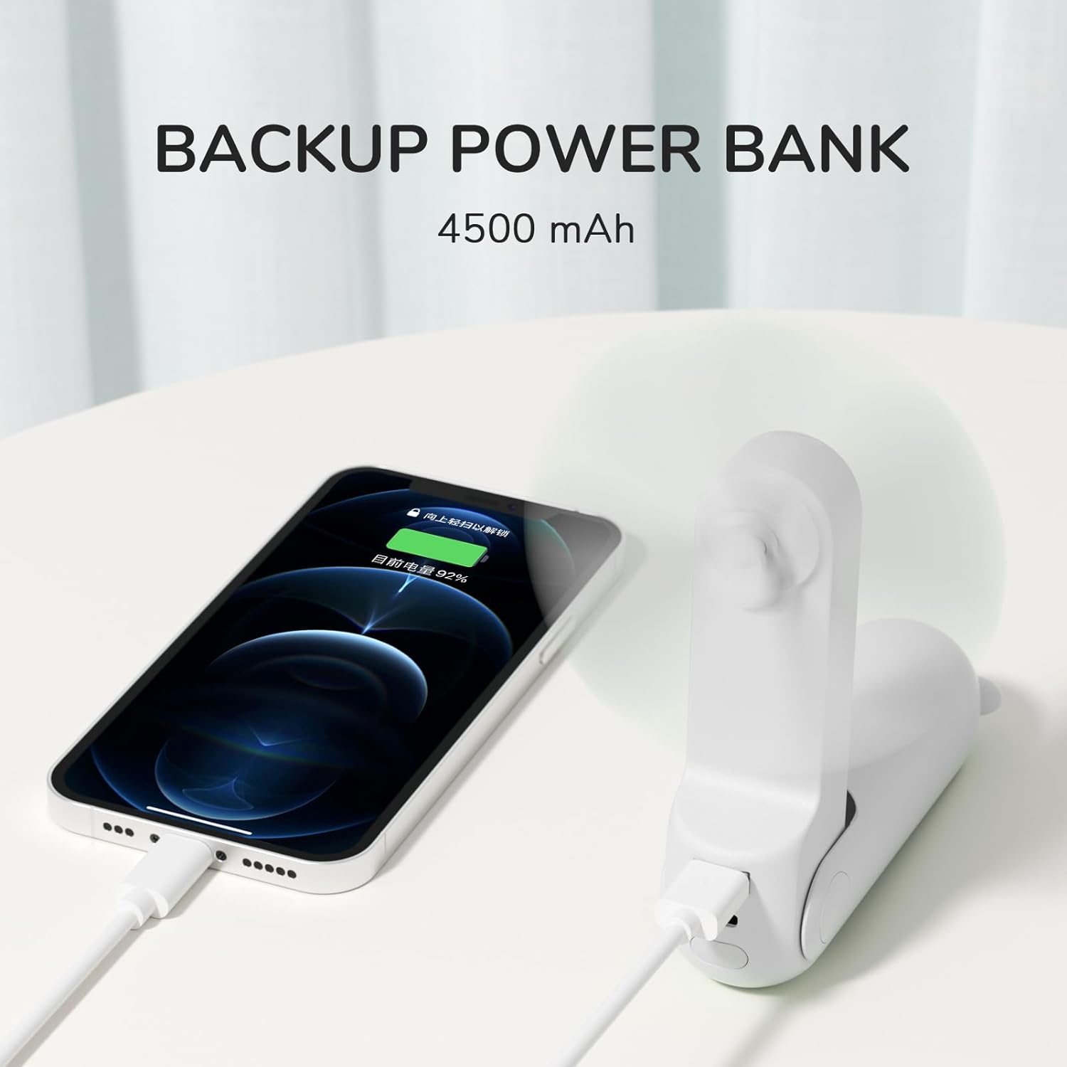 Handventilator | Ventilator mit USB & Taschenlampe | LuftBuddy