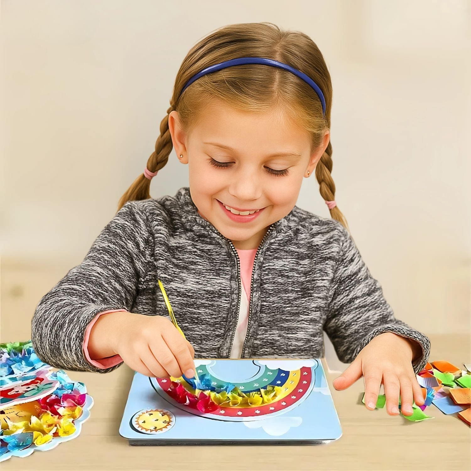 Basteln mit Kindern | Bastelset für Kinder ab 3 Jahren | KreativBox