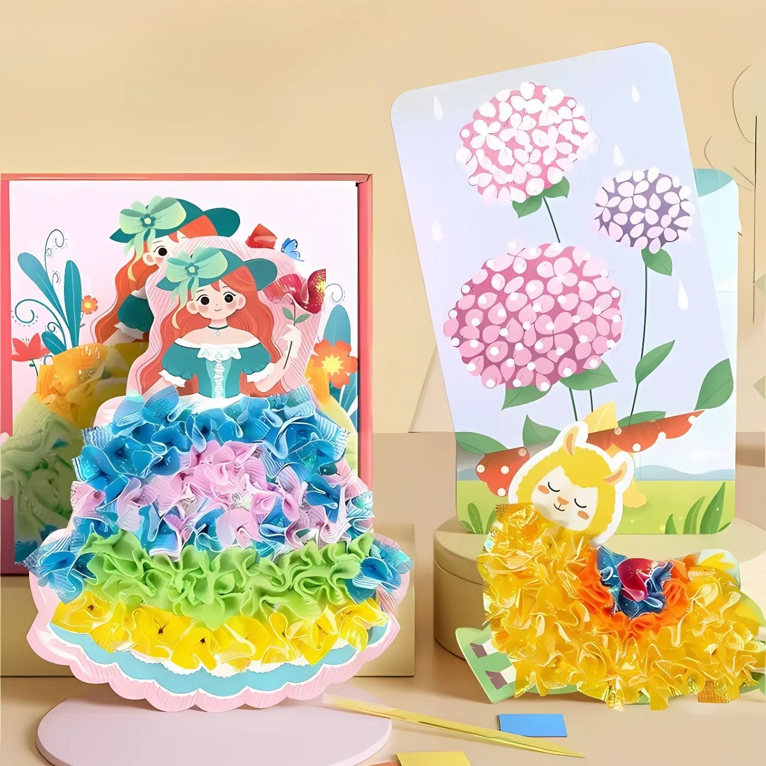 Basteln mit Kindern | Bastelset für Kinder ab 3 Jahren | KreativBox