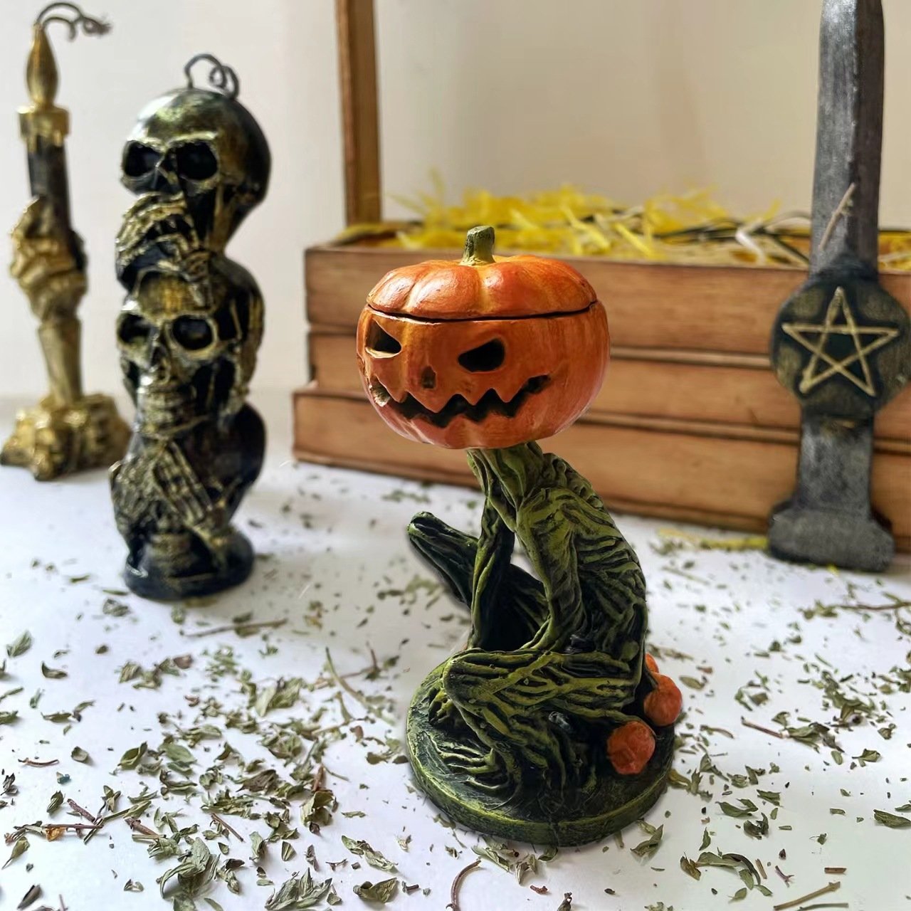 Halloween Dekoration | Kürbis Deko | Gruseldeko | KürbisGrimm