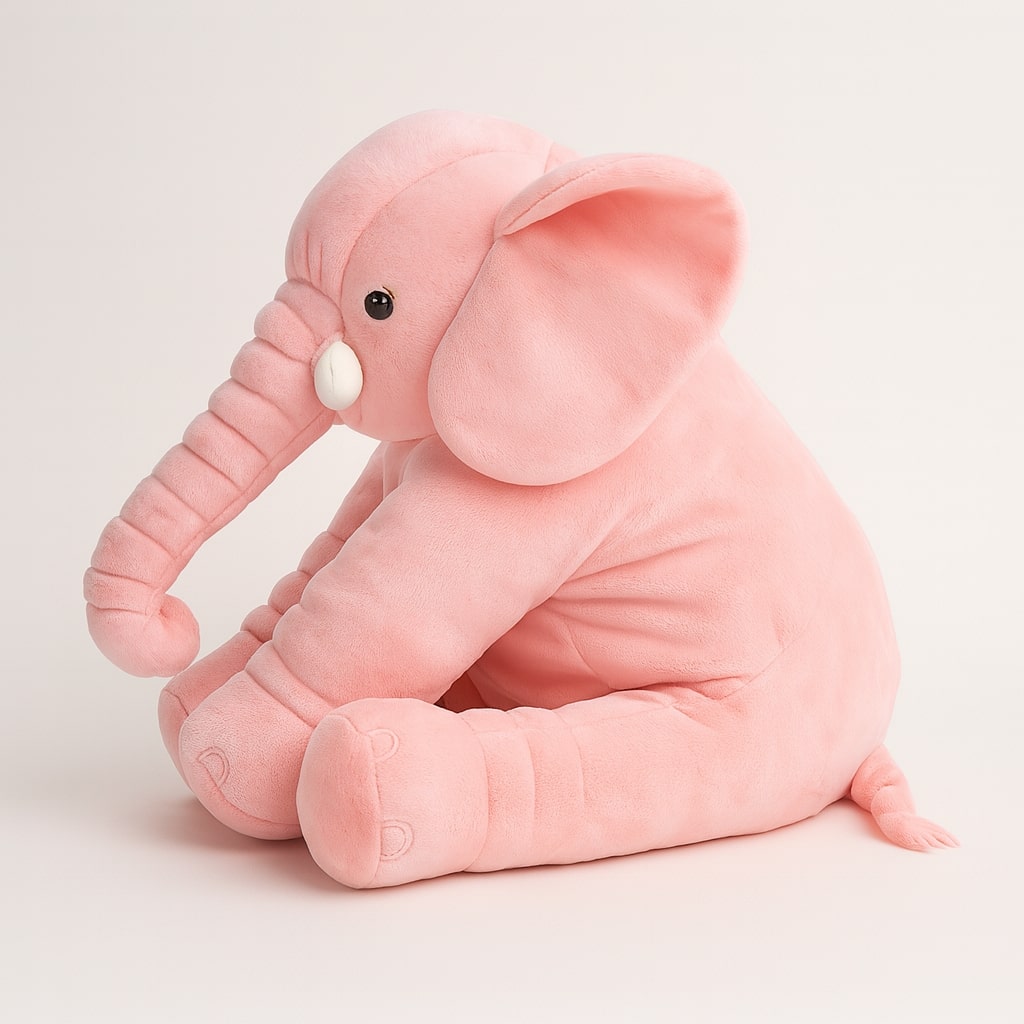 Kuscheltier für Kinder und Babys | Elefant Plüschtier mit weichem Stoff | MiniElefant