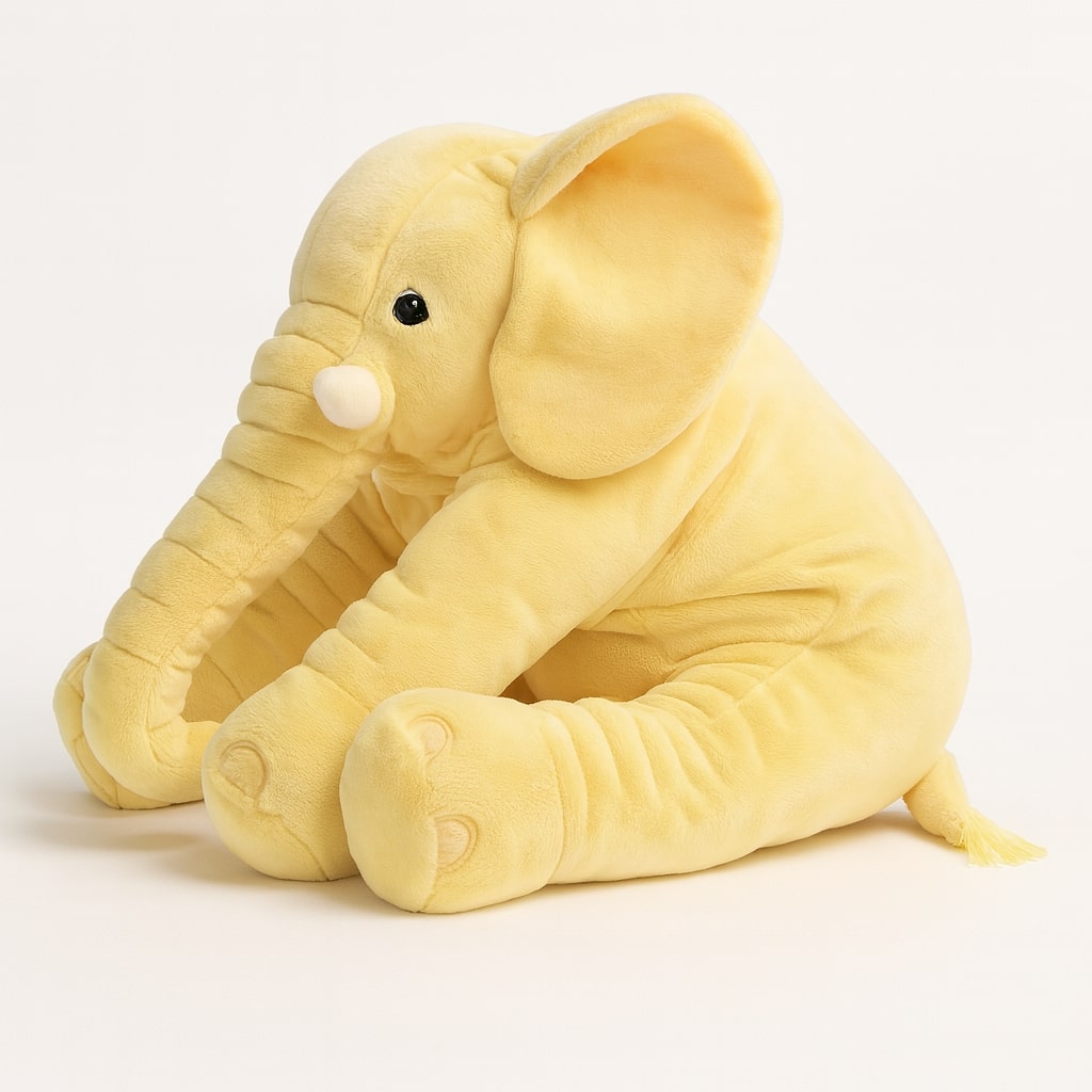 Kuscheltier für Kinder und Babys | Elefant Plüschtier mit weichem Stoff | MiniElefant