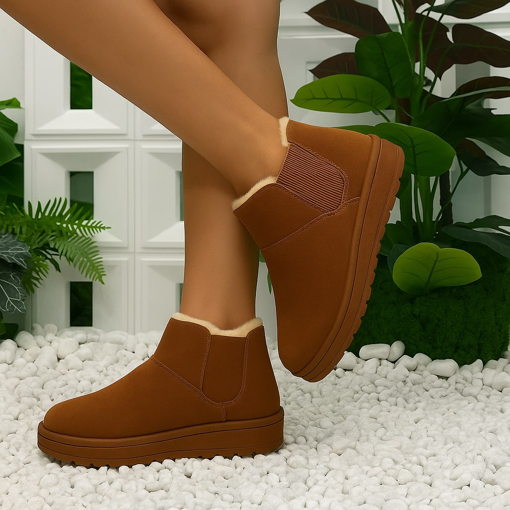 Winterboots Damen | Winterstiefel Damen Gefüttert | KuschelTritt