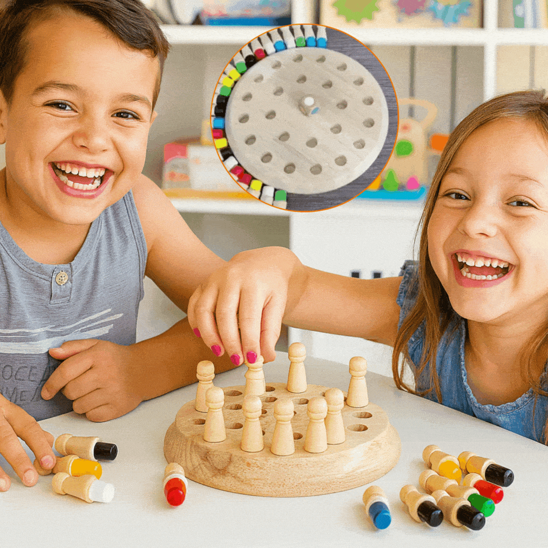 LernFreund | Gedächtnistraining Holzspiel für Kinder ab 3 Jahren