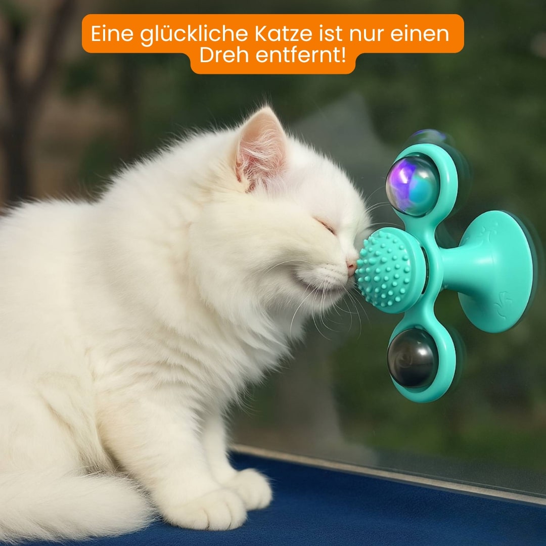 MiauwSpiel | Interaktives Katzenspielzeug Mit LED & Katzenminze