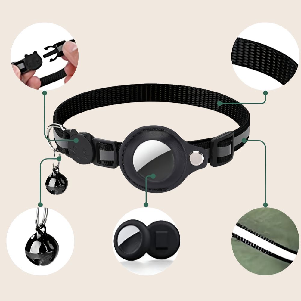 Katzenhalsband mit GPS & Glocke | MiauTrack