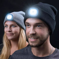 Mütze mit Licht | Leuchtmütze | LumiMütze
