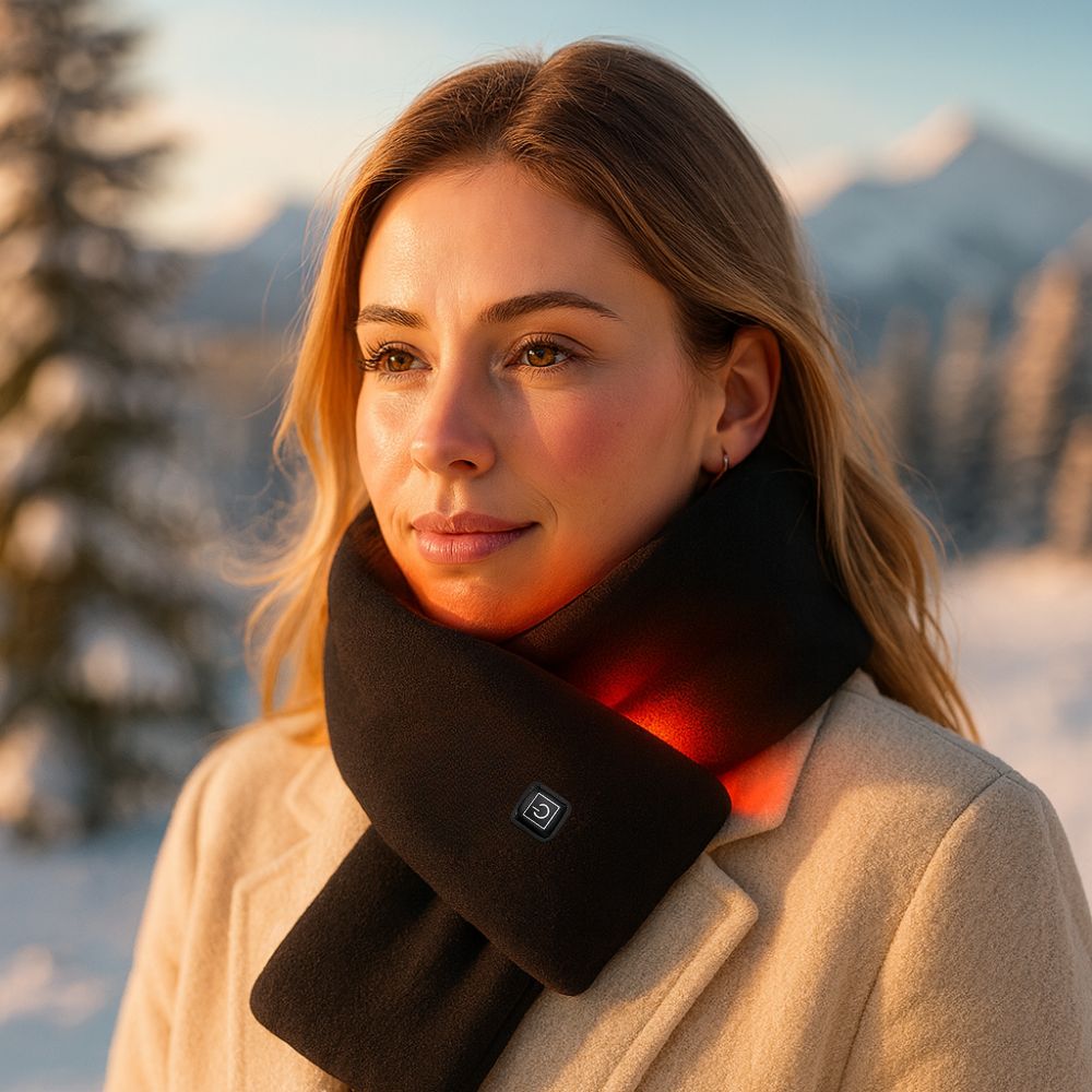 Winterschal Damen & Herren | Elektrische Wärmeschal | NackiWarm