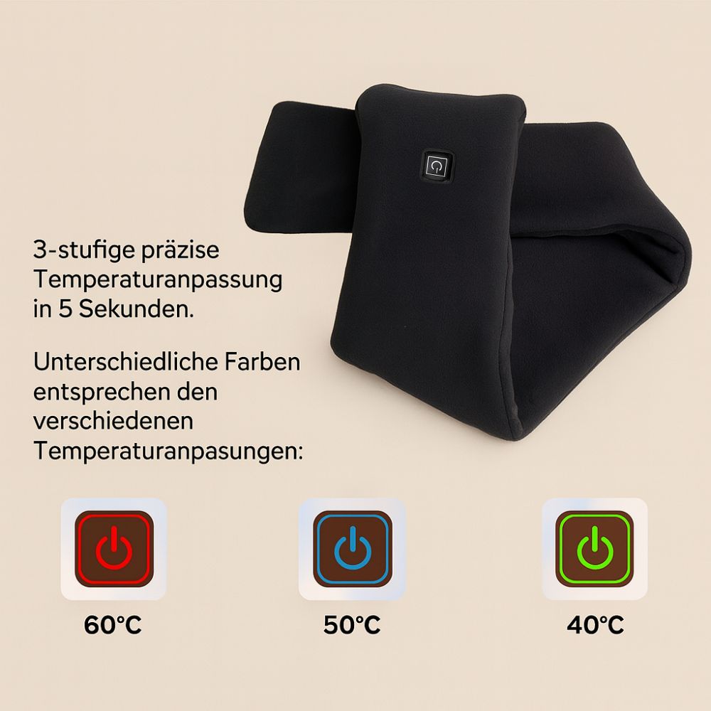 Winterschal Damen & Herren | Elektrische Wärmeschal | NackiWarm