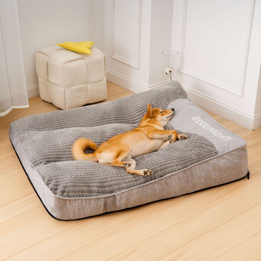 OrthoPaws | Orthopädisches Hundebett – Bequemes Hundekissen mit waschbarem Bezug