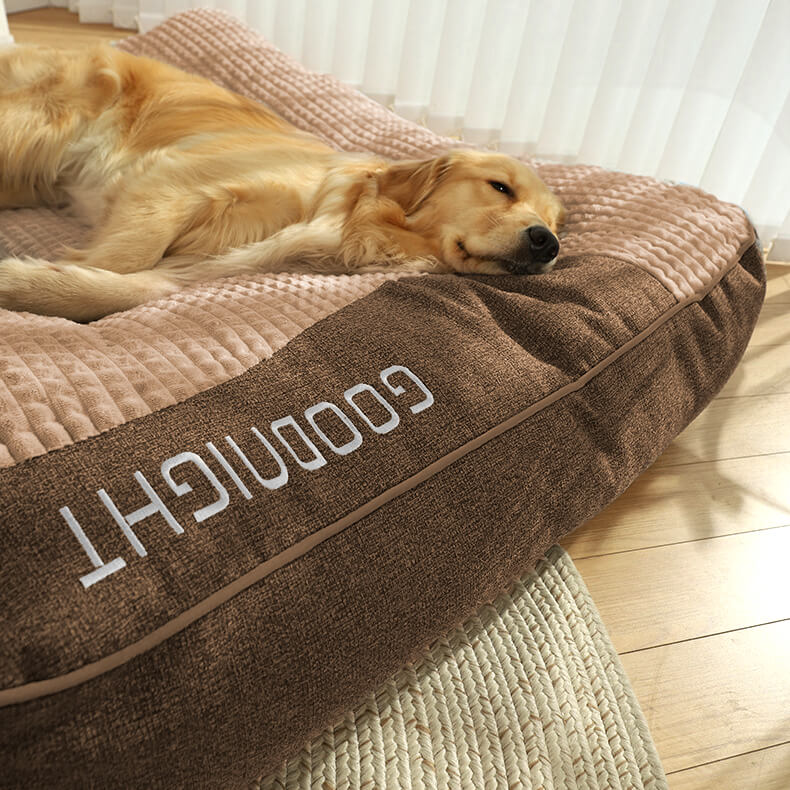 OrthoPaws | Orthopädisches Hundebett – Bequemes Hundekissen mit waschbarem Bezug