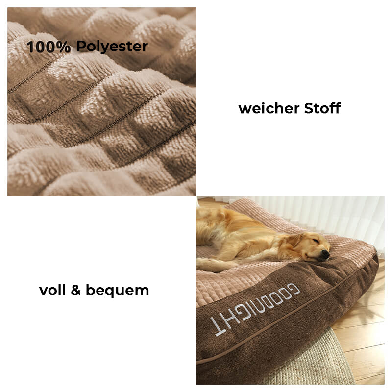 OrthoPaws | Orthopädisches Hundebett – Bequemes Hundekissen mit waschbarem Bezug