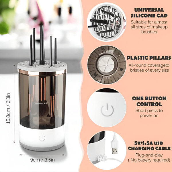 Pinselreiniger | Make Up Pinsel Reinigen | Elektrischer Pinselreiniger | PinselClean
