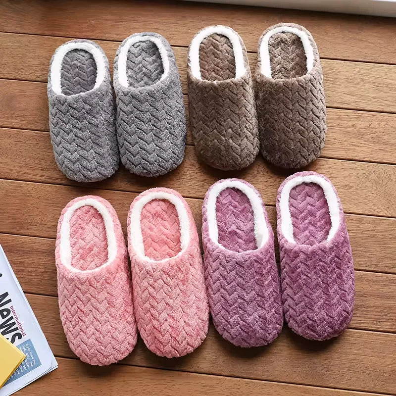 Hausschuhe Damen & Herren | Warme Slipper mit Futter | PlüschWalk