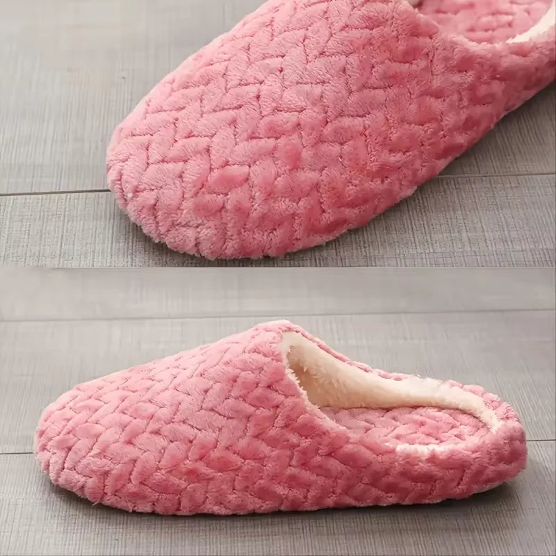 Hausschuhe Damen & Herren | Warme Slipper mit Futter | PlüschWalk