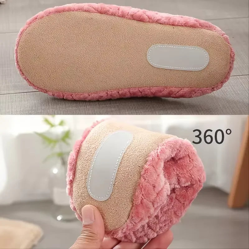 Hausschuhe Damen & Herren | Warme Slipper mit Futter | PlüschWalk