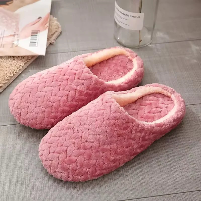 Hausschuhe Damen & Herren | Warme Slipper mit Futter | PlüschWalk