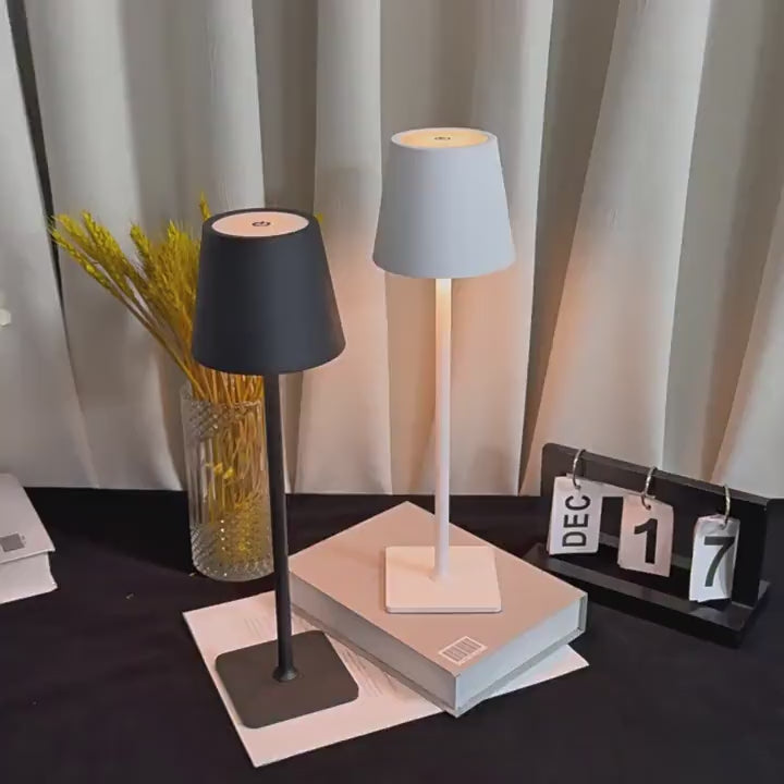 Kabellose Tischlampe | Tischleuchte mit Akku | TischLicht