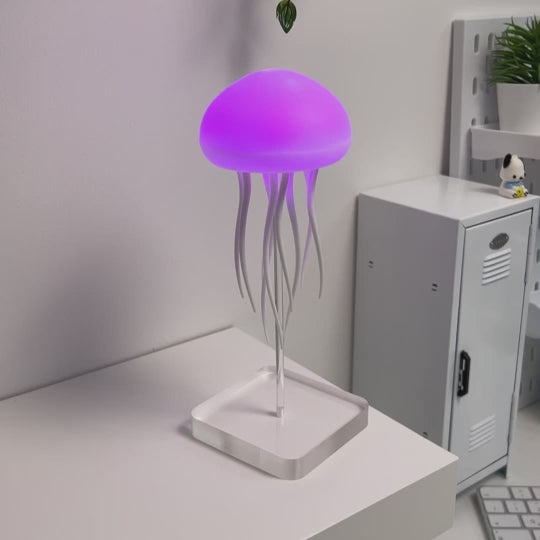 Quallen Lampe für Schlafzimmer | Tischlampe & Nachttischlampe | JellyTanz