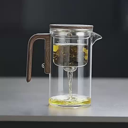 Teekanne aus Glas mit Sieb | PureTee