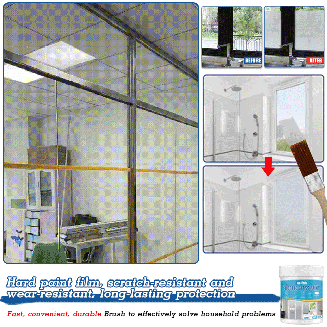 Sichtschutz für Glas | Milchglasfarbe | PrivatGlas