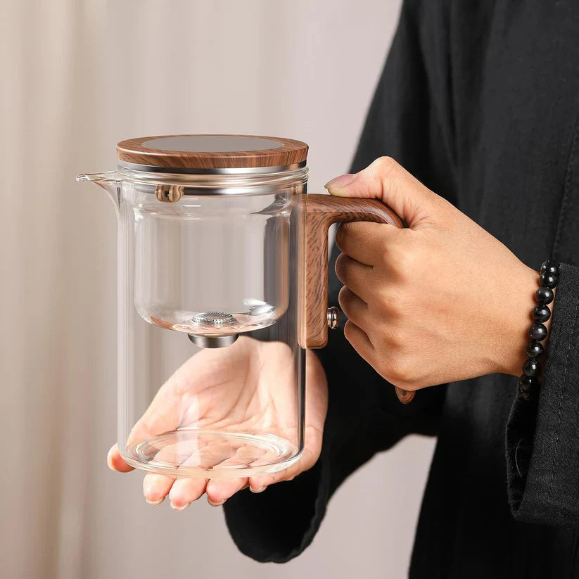 Teekanne aus Glas mit Sieb | PureTee