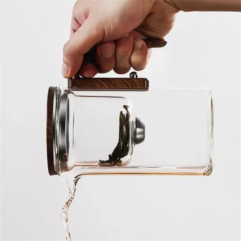 Teekanne aus Glas mit Sieb | PureTee