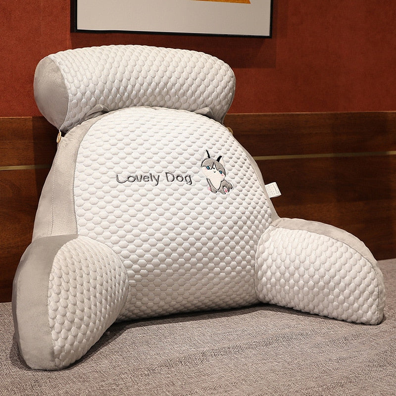 Rückenkissen mit Rückenstütze | Lesekissen für Bett & Sofa | RelaxHug