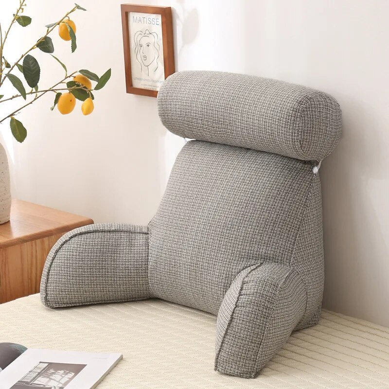 Rückenkissen & Lesekissen | Kissen für Bett & Sofa mit Armlehnen | RelaxKissen