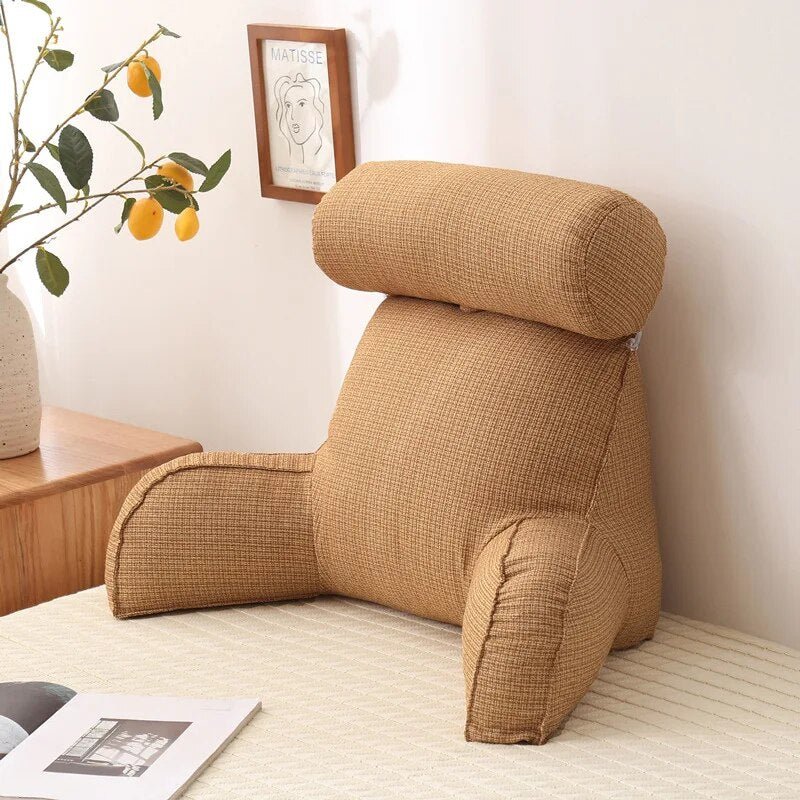 Rückenkissen & Lesekissen | Kissen für Bett & Sofa mit Armlehnen | RelaxKissen