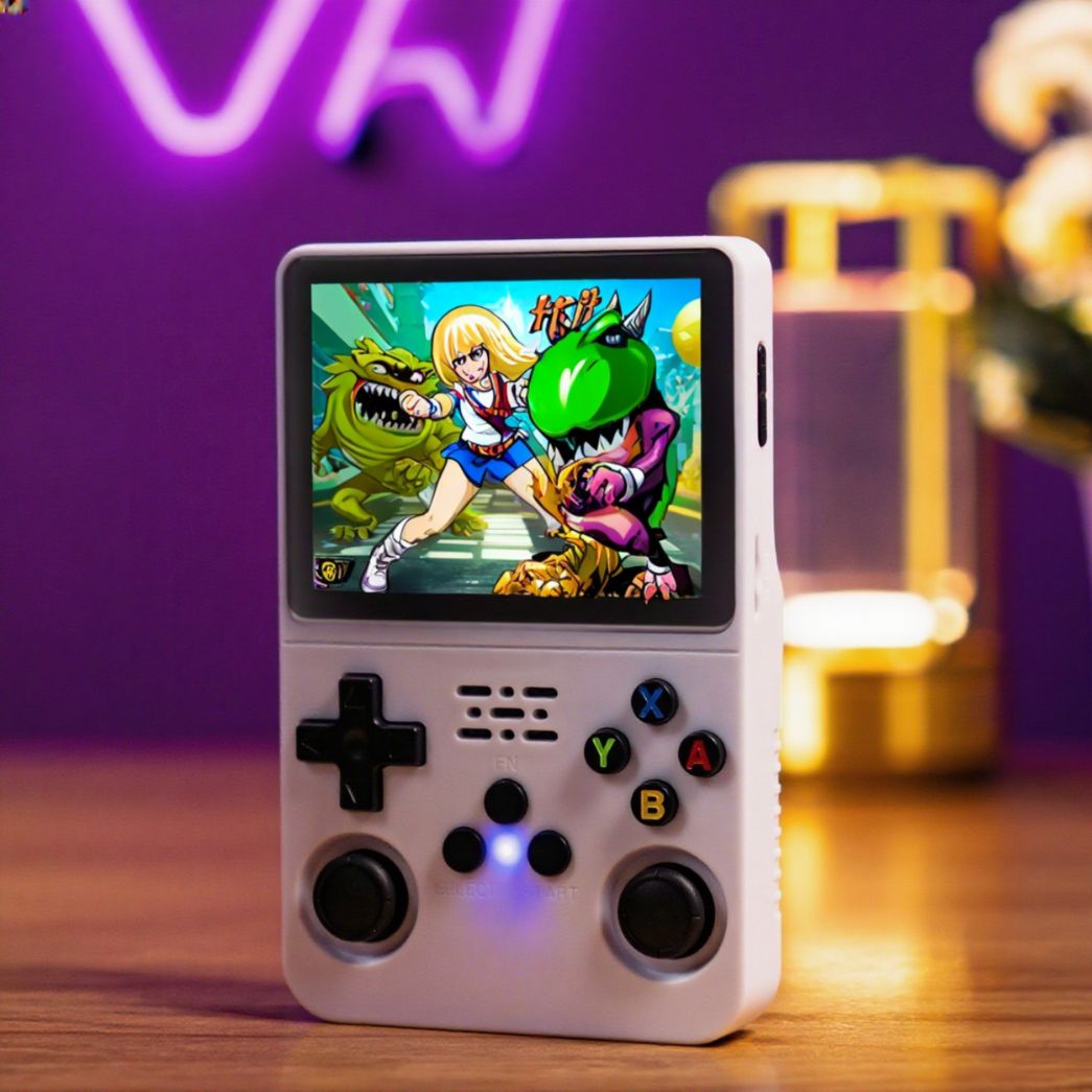 Retro Spielkonsole | Tragbare Retro Konsole mit 17.000+ klassischen Spielen | RetroSpiel
