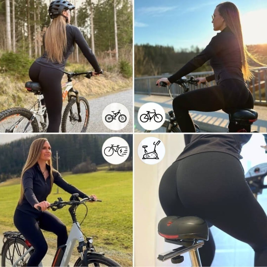 Fahrradsattel Herren & Damen | Bequemer Fahrradsattel mit Federung | SattelPro