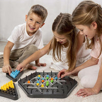 Schachspiel für Kinder | Schachbrett mit Gummibändern | SpielKnoten