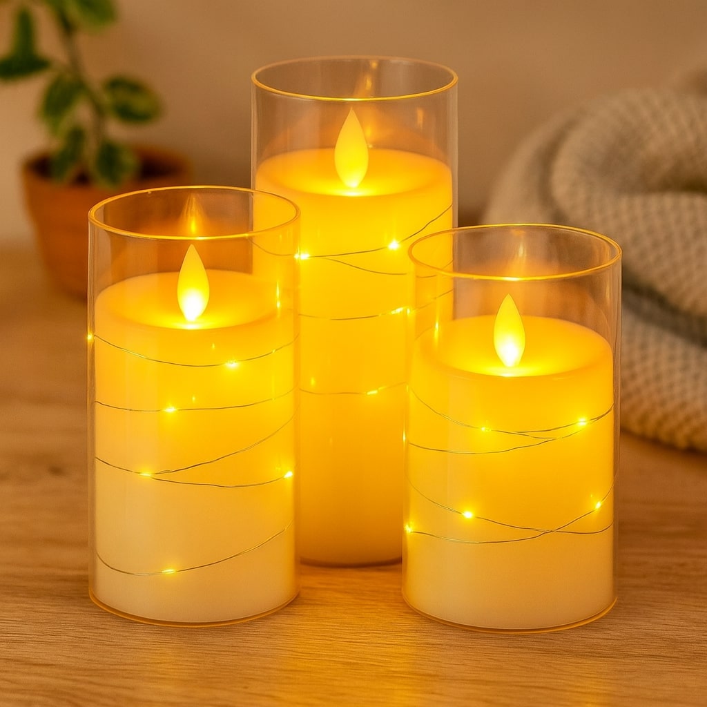 LED Kerzen mit Fernbedienung & Timer | LED Kerzen Set | ScheinLicht