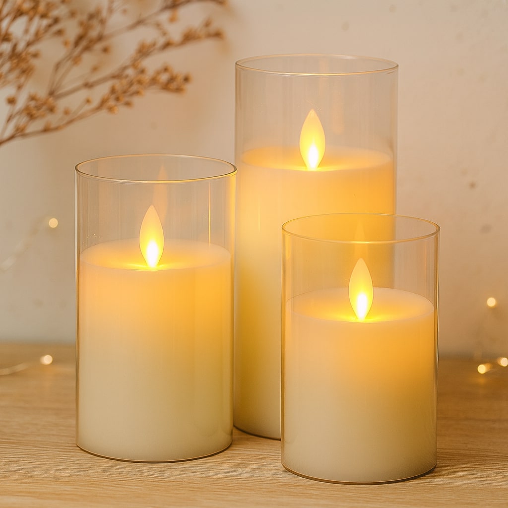 LED Kerzen mit Fernbedienung & Timer | LED Kerzen Set | ScheinLicht