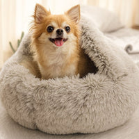 Hundebett & Katzenbett | Kuschelige Höhlenform für Hunde & Katzen | SchnuffelNest