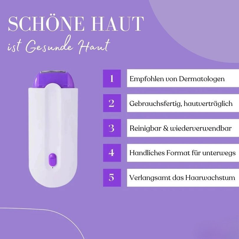 Laser Haarentfernung Gerät | Elektrorasierer und Rasierapparat für sanfte Haarentfernung | SilkLaser
