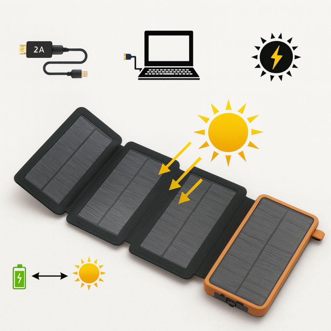 Powerbank Solar | Handy Ladegerät Solar | Solarladegeräte | SolarBox