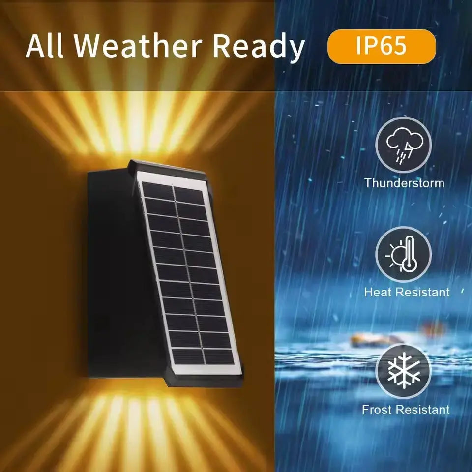 Solarleuchte für Garten & Balkon | Gartenbeleuchtung mit Farbwechsel | Solarlampen für Außen | SolarLumen