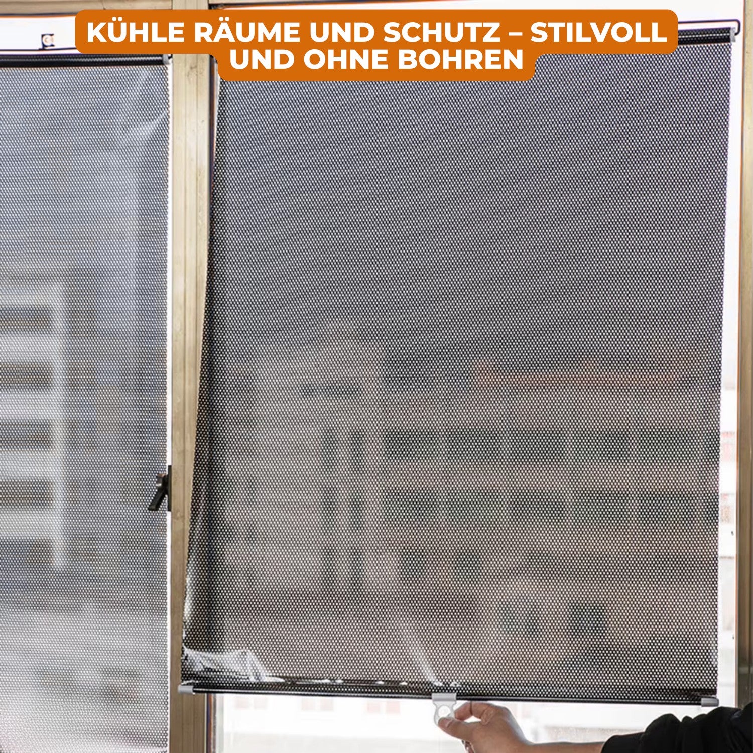 Sonnenschutz & Sichtschutz Rollos ohne Bohren | SonnenSchutz