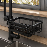 Spülbecken Organizer | Spülorganizer Schwarz & Silber | SpülFix