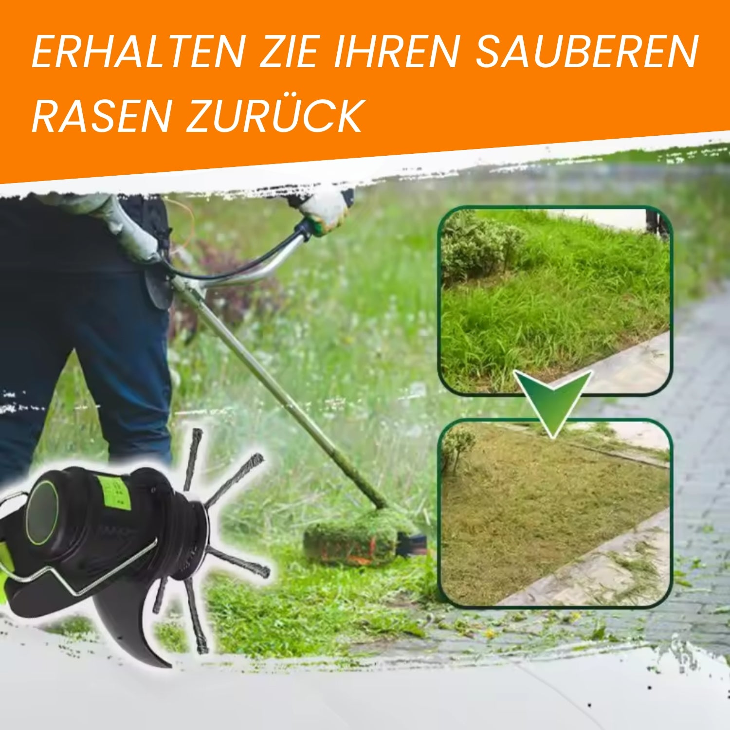 Rasentrimmer zum Unkraut Entfernen | StahlSpin