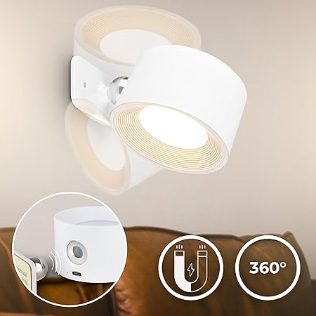 LED Lampe | Lampe mit Bewegungsmelder | Kabellose Lampe | Strahl360