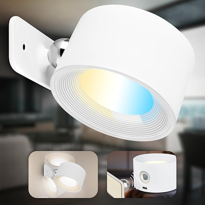 LED Lampe | Lampe mit Bewegungsmelder | Kabellose Lampe | Strahl360
