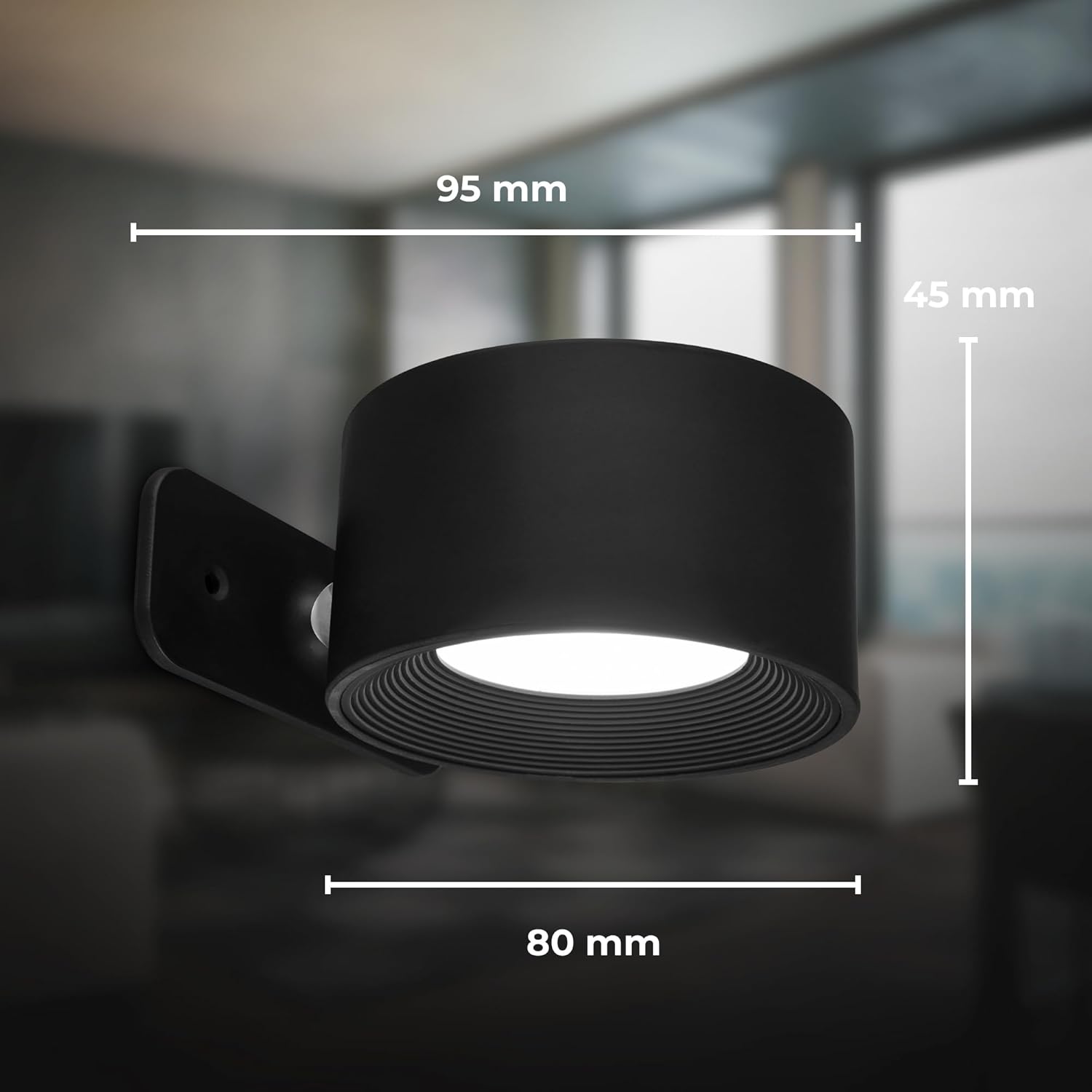 LED Lampe | Lampe mit Bewegungsmelder | Kabellose Lampe | Strahl360