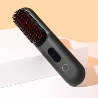 Glättbürste & Haarbürste elektrisch | Kabelloser Haarglätter für glattes Haar | StyleGlide